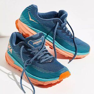 NIB HOKA Torrent 2 Blue & Orange Sneakers Size 6